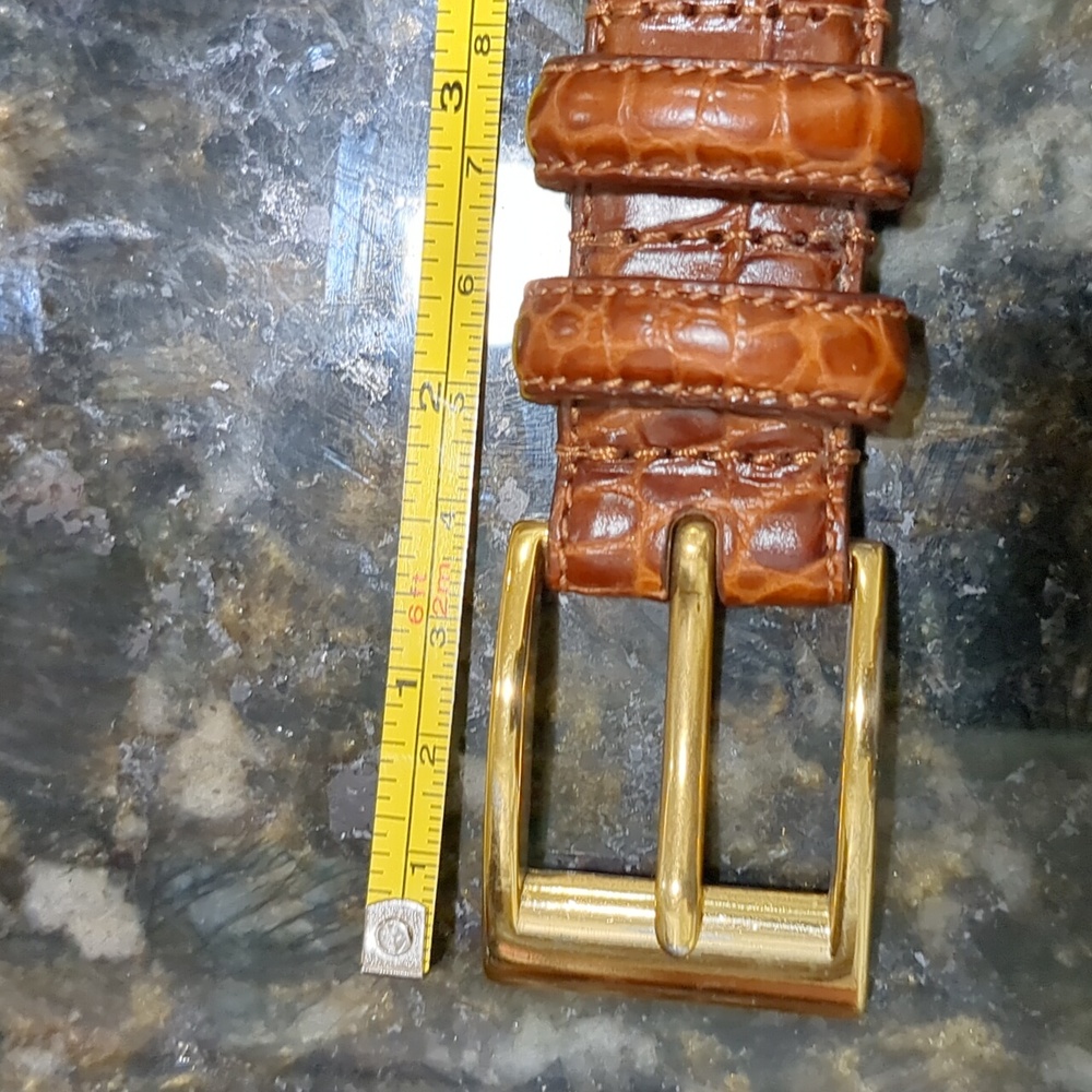 LRL Brown Leather Belt - Picture 8 of 8